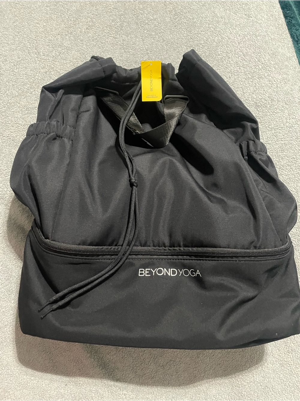 Beyond Yoga Black Convertible Gym Bag